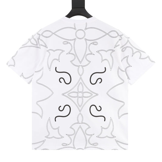 Louis Vuitton Monogram Line Print T-Shirt product detail 2