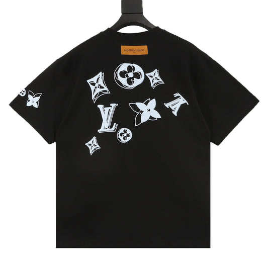 Louis Vuitton Shadow Multi-Logo Print T-Shirt product detail 2