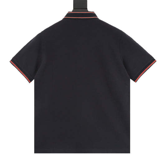 Gucci Jacquard-Collar Letter Polo Shirt product detail 2