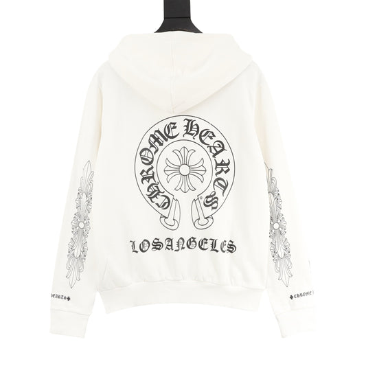 Chrome Hearts Gothic Script Sleeve Zip Jacket product detail 2