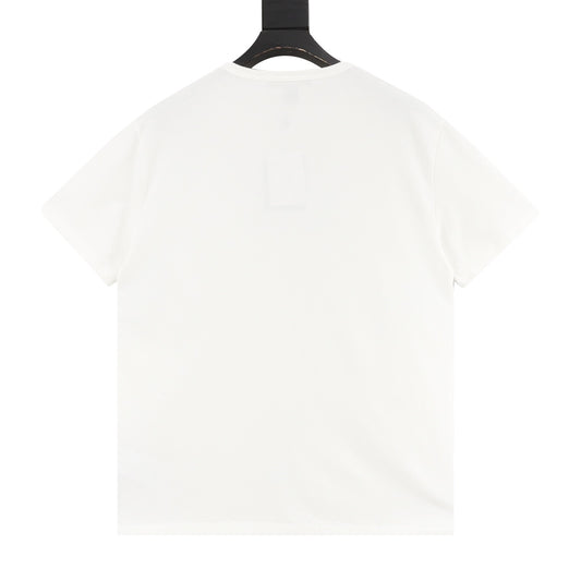 Louis Vuitton Logo Embroidered T-Shirt - White product detail 2