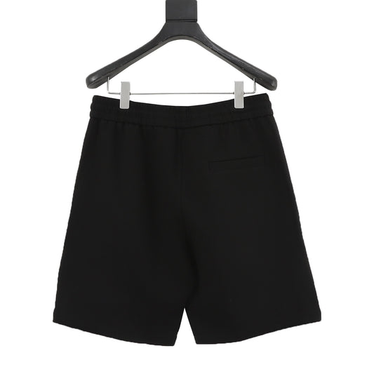 Louis Vuitton Side-Stripe Embroidered Shorts - Black product detail 2