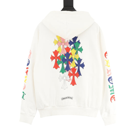 Chrome Hearts All-Over Cross Print Zip Jacket product detail 2