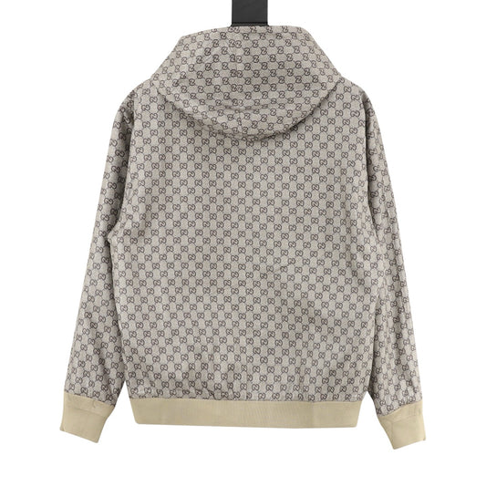Gucci Reversible Embroidered Canvas Hooded Jacket product detail 2