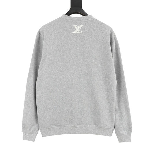 Louis Vuitton 26FW Embroidered Logo Sweatshirt - Black product detail 2