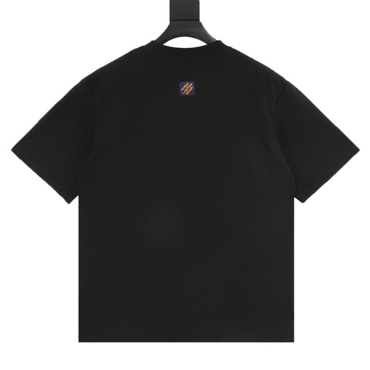 Louis Vuitton Cherry Blossom Logo Embroidered T-Shirt product detail 2
