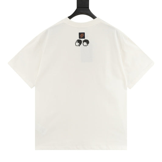 Louis Vuitton Heart Portrait Flocked T-Shirt product detail 2