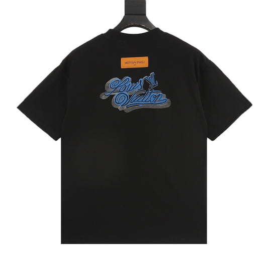 Louis Vuitton Front-and-Back Logo Embroidered T-Shirt product detail 2