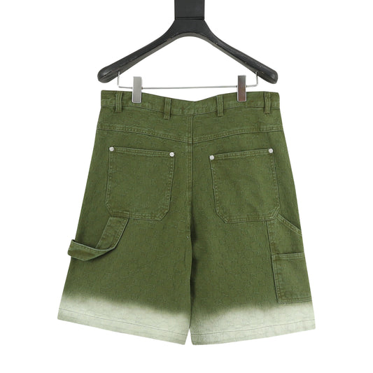 Gucci Gradient Monogram Jacquard Denim Shorts product detail 2