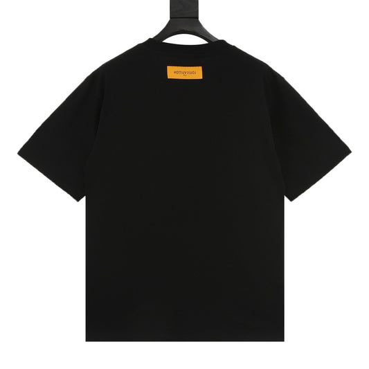 Louis Vuitton Graffiti Logo Print T-Shirt product detail 2