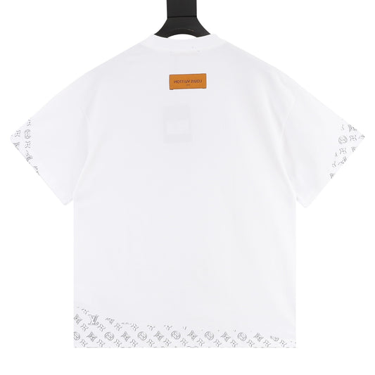 Louis Vuitton Leather-Badge Embroidered T-Shirt product detail 2