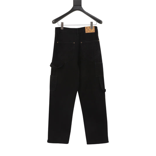 Louis Vuitton Embossed Monogram Utility Denim Pants product detail 2