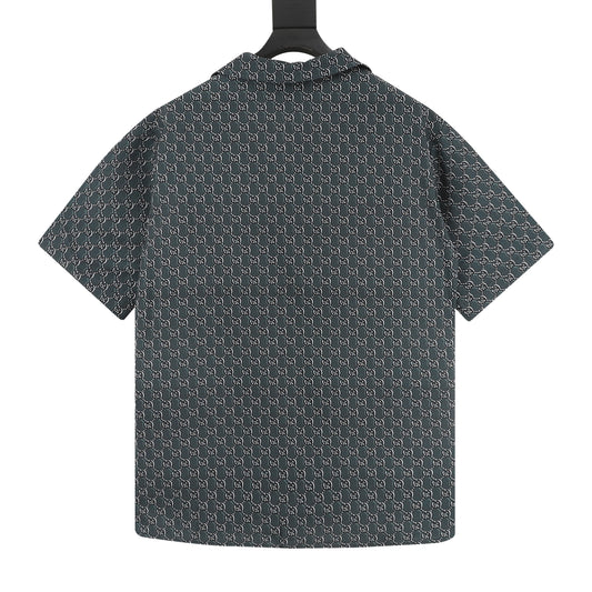 Gucci All-Over Monogram Short-Sleeve Shirt product detail 2