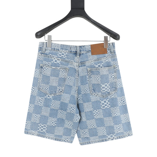 Louis Vuitton Damier Denim Shorts product detail 2
