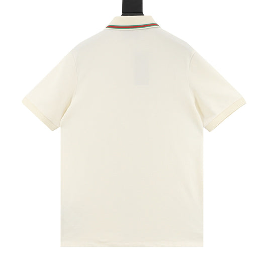 Gucci Double G Pocket Embroidered Polo Shirt product detail 2