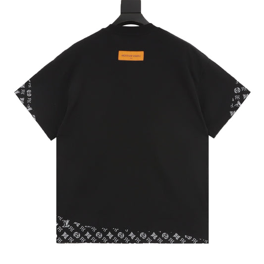 Louis Vuitton Leather-Badge Embroidered T-Shirt product detail 2