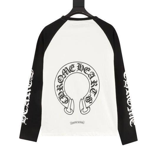 Chrome Hearts Black Label Panel Print Long-Sleeve T-Shirt product detail 2