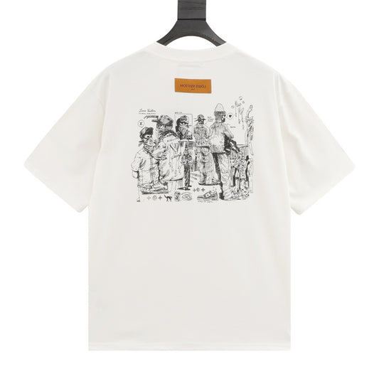 Louis Vuitton Staff Puff-Print T-Shirt product detail 2