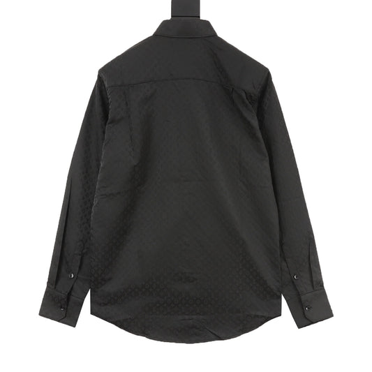 Louis Vuitton Monogram Jacquard Long-Sleeve Shirt product detail 2