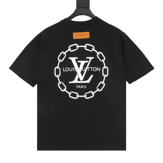 Louis Vuitton Chain Letter Logo Print T-Shirt product detail 2