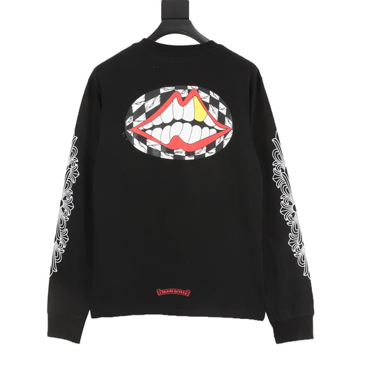 Chrome Hearts Lip Print Long-Sleeve T-Shirt product detail 2