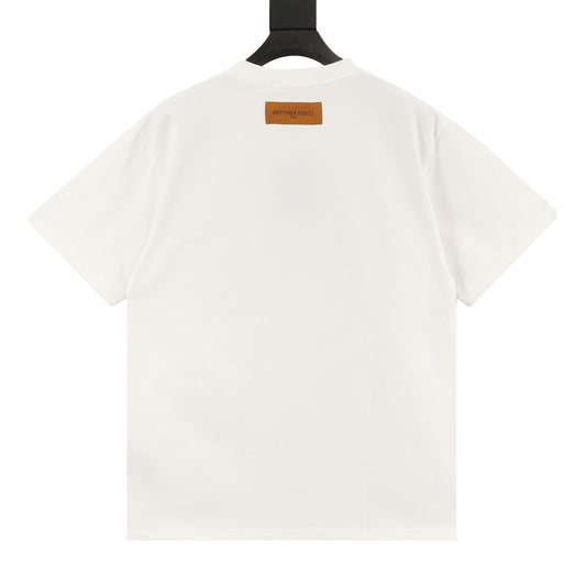 Louis Vuitton Paint-Splatter Print T-Shirt product detail 2