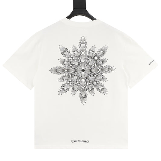 Chrome Hearts Kaleidoscope Cross Print T-Shirt product detail 2