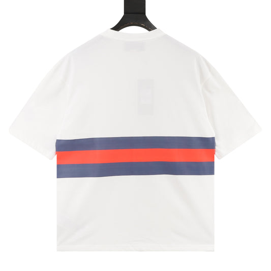 Gucci Blue-Red Stripe Interlocking G T-Shirt product detail 2