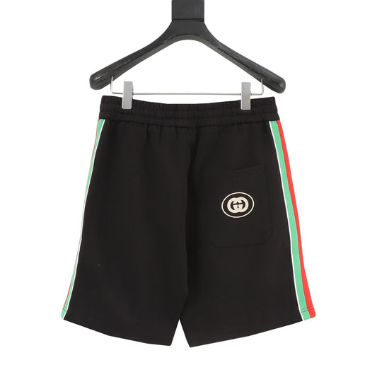 Gucci Web-Stripe Double G Embroidered Sport Shorts product detail 2