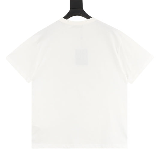 Louis Vuitton Leather-Patch T-Shirt - Black product detail 2