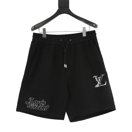 Louis Vuitton Double-Logo Embroidered Shorts product detail 2