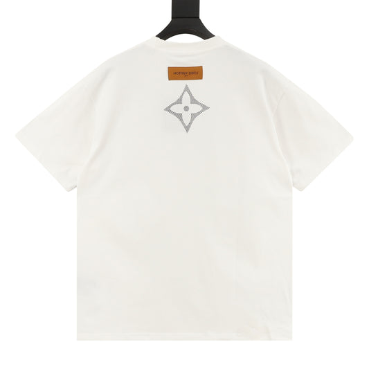 Louis Vuitton Flocked Logo Print T-Shirt product detail 2