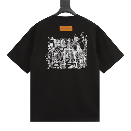 Louis Vuitton Staff Puff-Print T-Shirt product detail 2