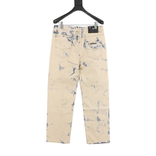 Chrome Hearts Cross Patch Embroidered Washed Jeans product detail 2