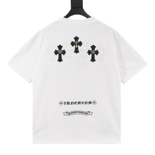 Chrome Hearts Leather-Label Hardware Cross T-Shirt product detail 2