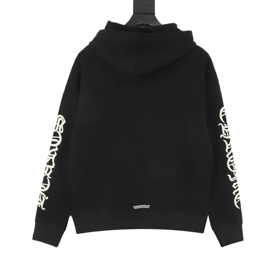 Chrome Hearts Gothic Script Embroidered Hoodie product detail 2