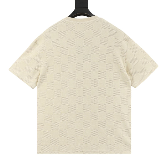 Louis Vuitton Damier Drawstring Terry T-Shirt - Black product detail 2