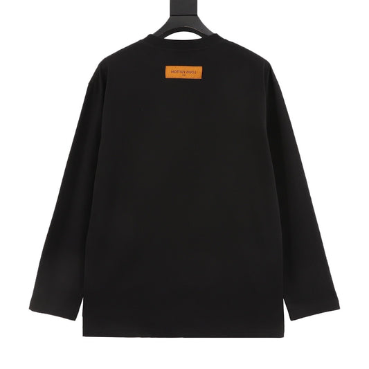 Louis Vuitton Embossed Letter Long-Sleeve T-Shirt product detail 2