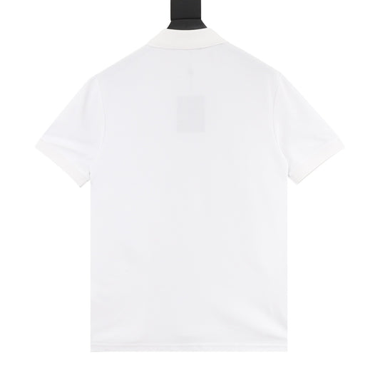 Louis Vuitton Pin Letter Embroidered Polo Shirt product detail 2