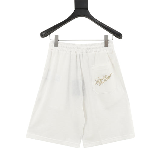 Louis Vuitton Embroidered Badge Damier Shorts product detail 2