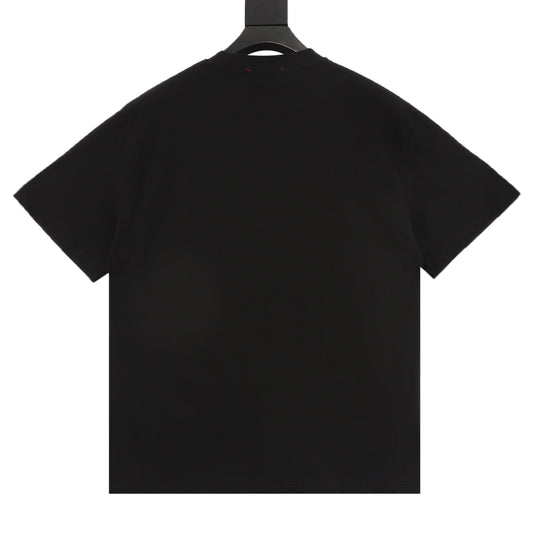Gucci Red-Green Shadow Logo Embroidered T-Shirt product detail 2