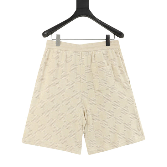 Louis Vuitton Damier Drawstring Terry Shorts - Black product detail 2