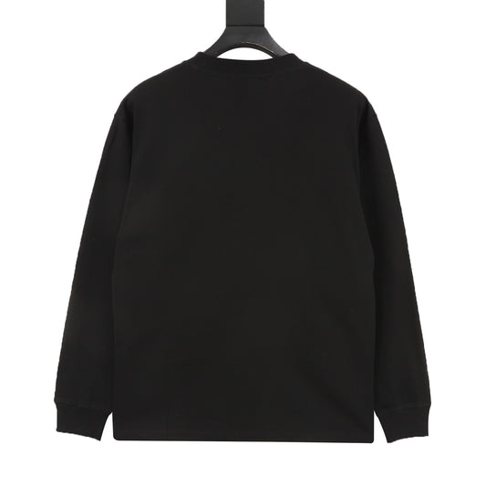 Gucci Interlocking G Applique Embroidered Long-Sleeve T-Shirt product detail 2