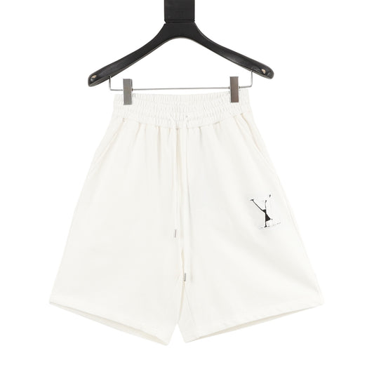Louis Vuitton Laser-Cut Applique Logo Shorts product detail 2