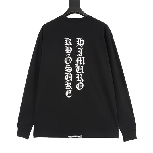 Chrome Hearts Griffin Gothic Script Print Long-Sleeve T-Shirt product detail 2