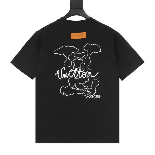 Louis Vuitton Cloud Letter Logo Print T-Shirt product detail 2