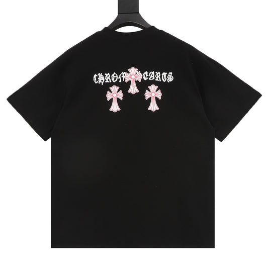 Chrome Hearts Black and Red Cross T-Shirt product detail 2