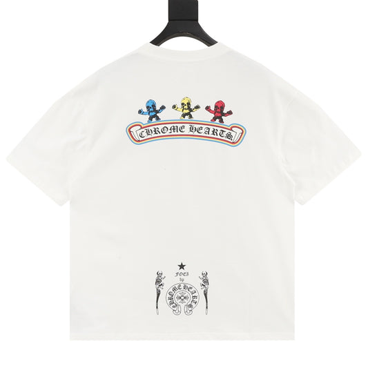 Chrome Hearts Multicolor Skull Figure T-Shirt product detail 2