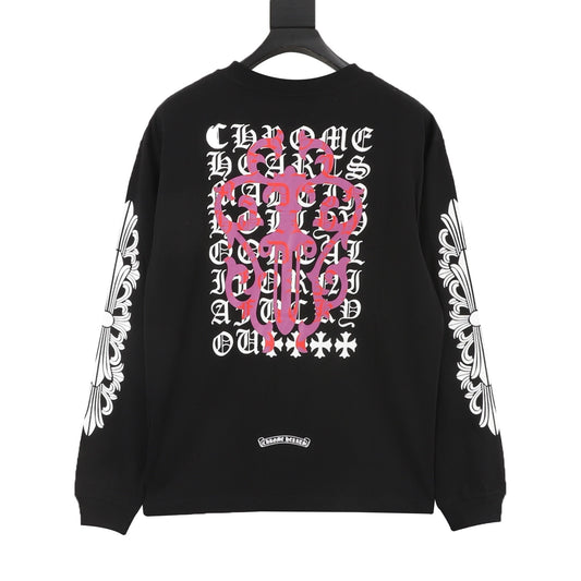 Chrome Hearts Dagger Print Long-Sleeve T-Shirt product detail 2