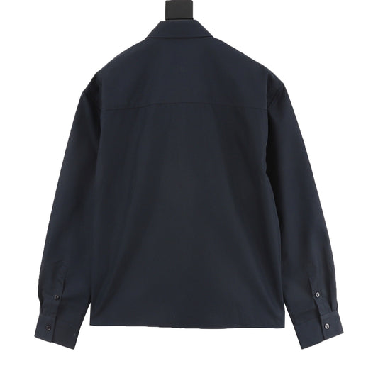 Gucci Printed Chest-Pocket Long-Sleeve Shirt product detail 2
